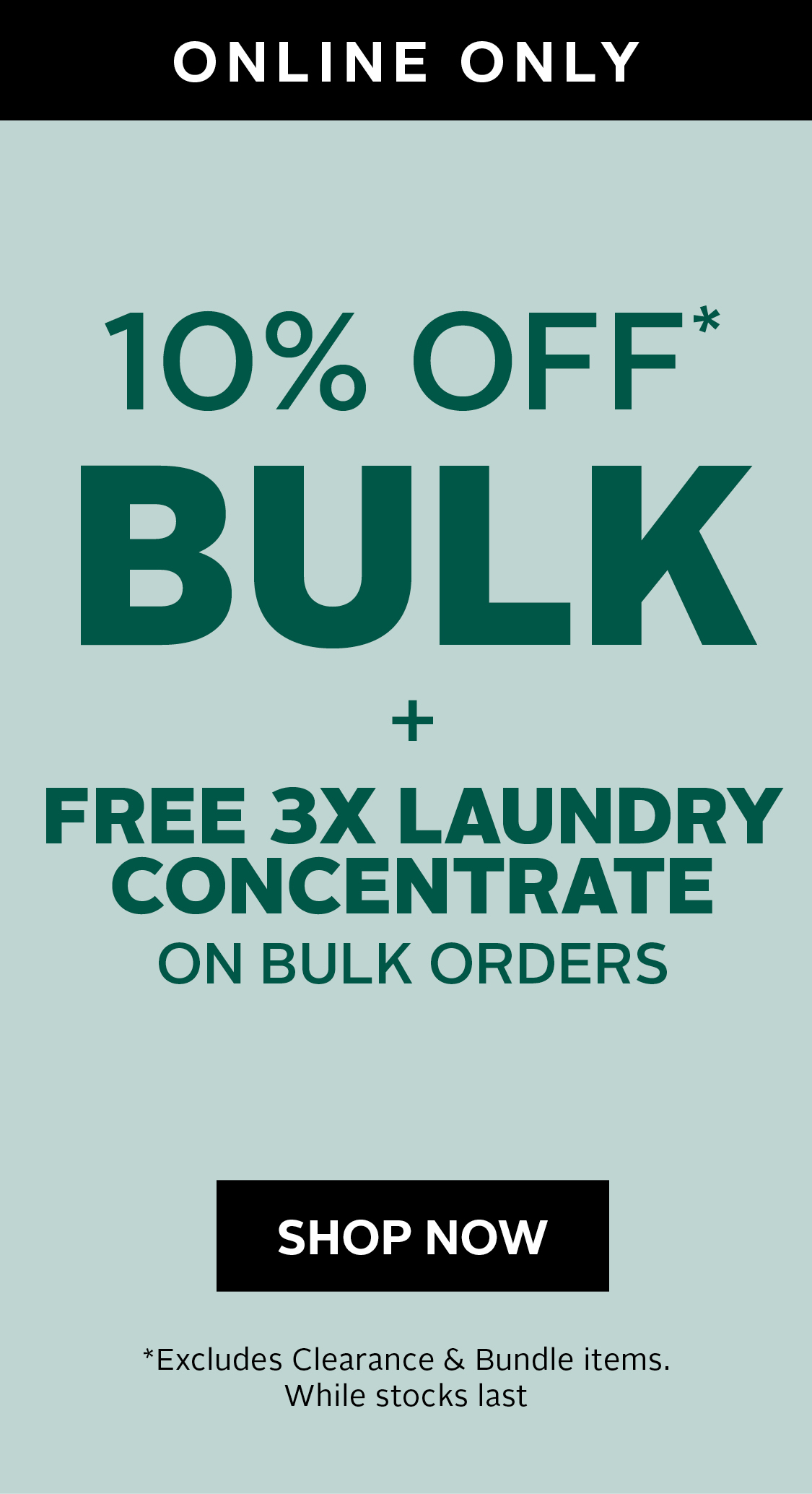 10% Off Bulk