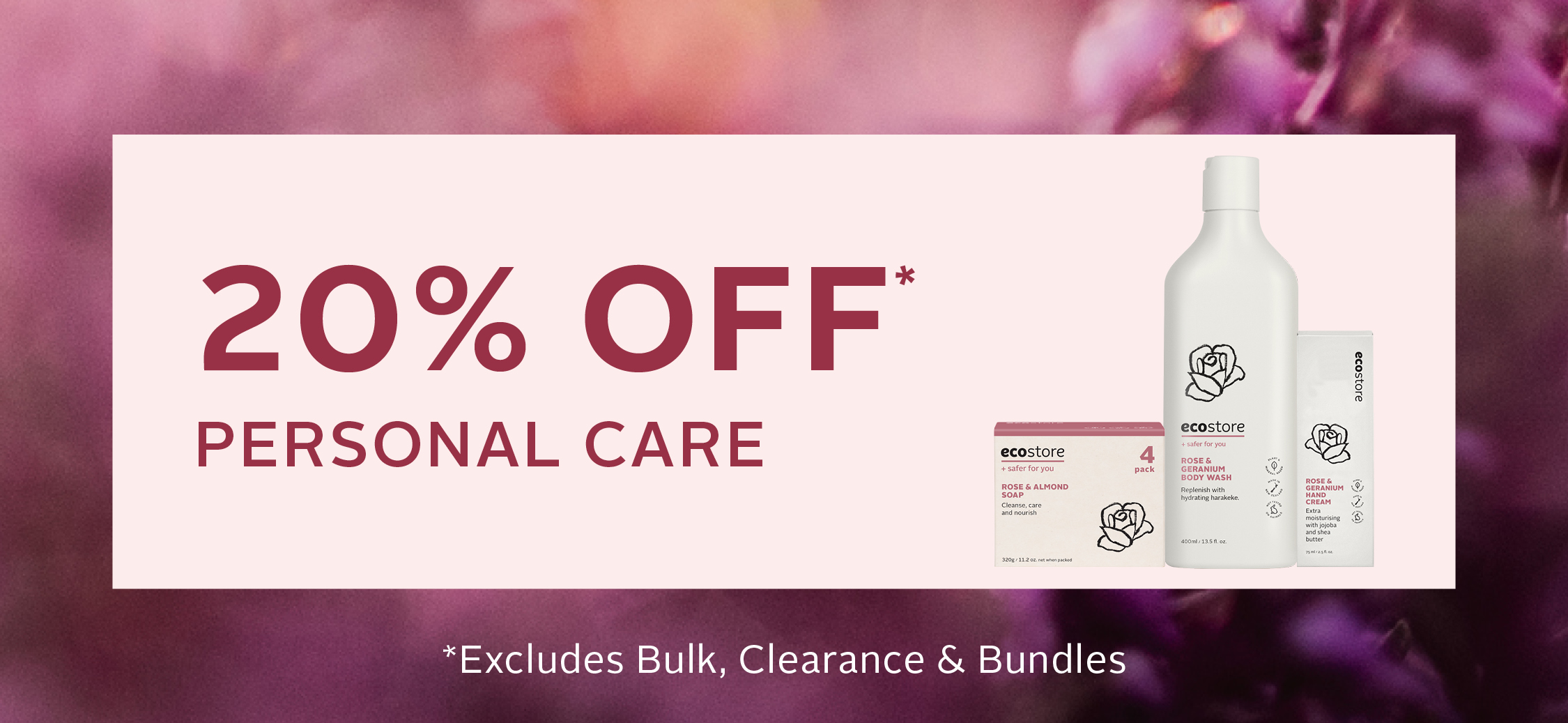 20% Off Personal Care