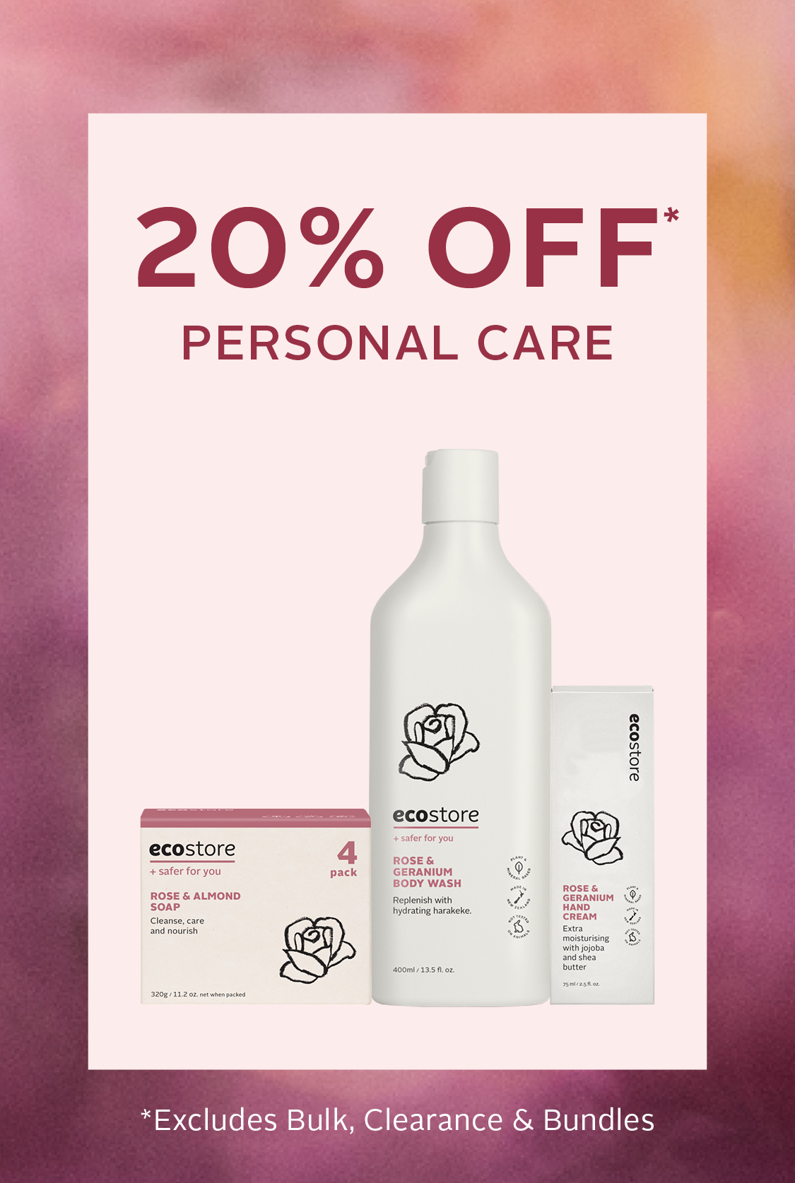20% Off Personal Care