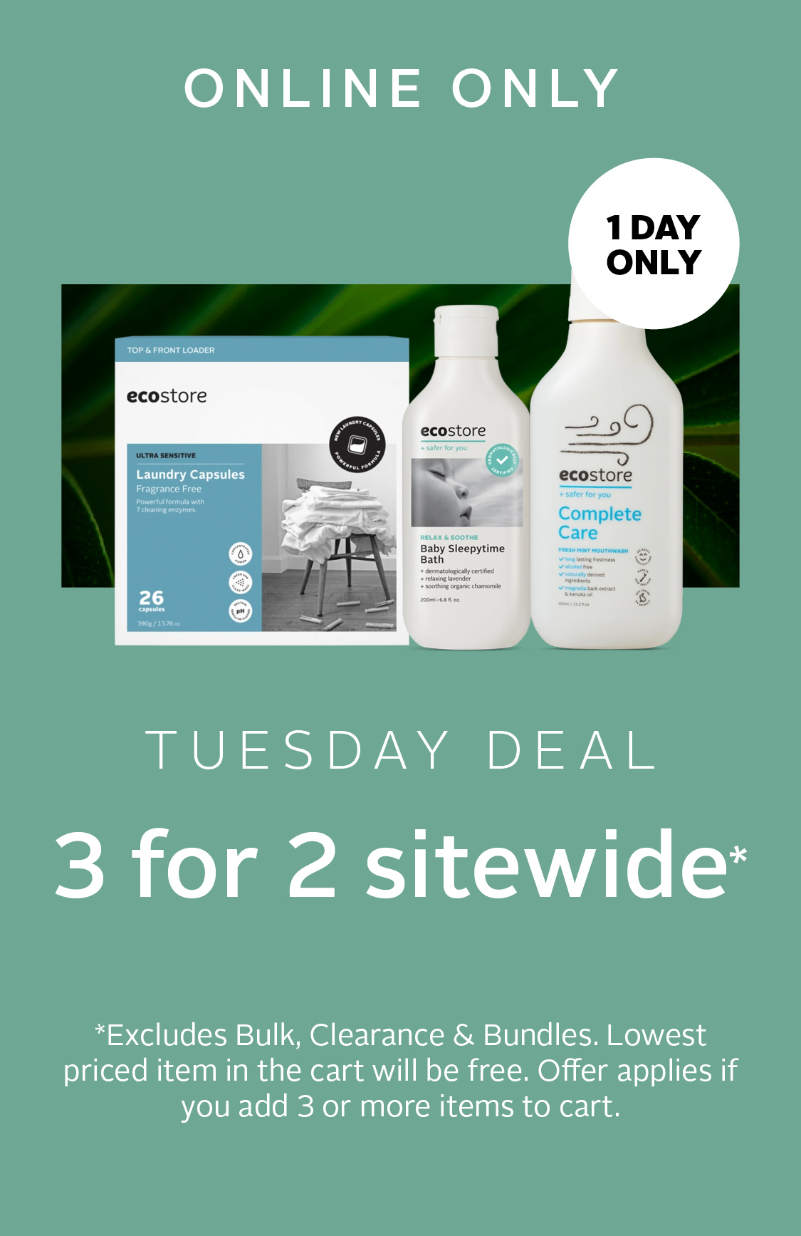3 For 2 Sitewide