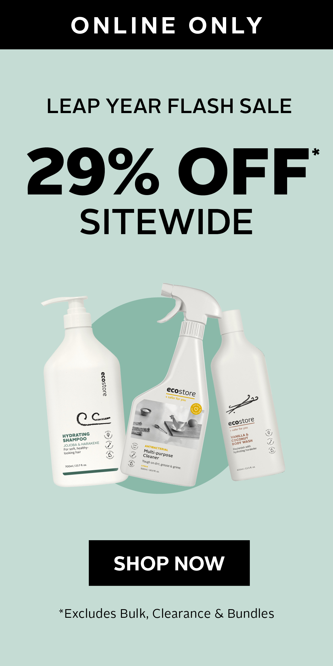 29% Off sitewide