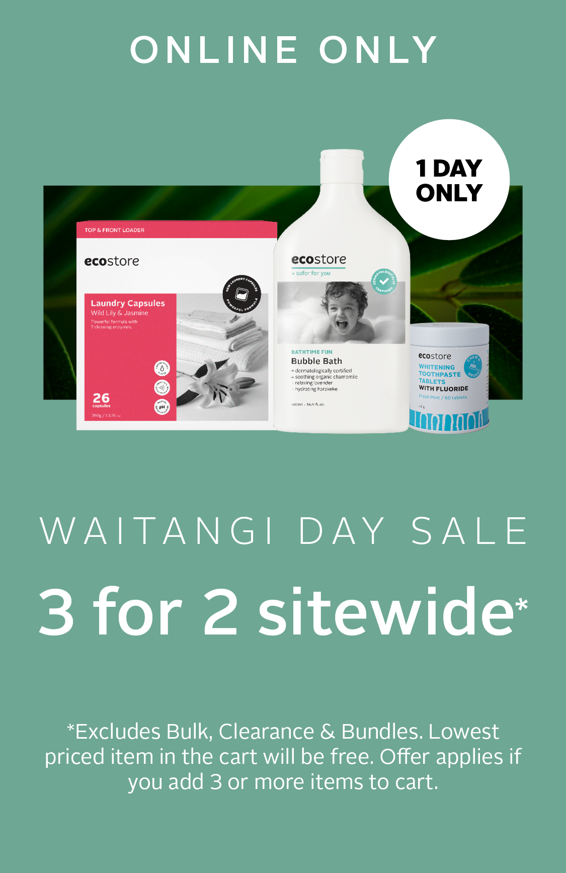 3 For 2 Sitewide