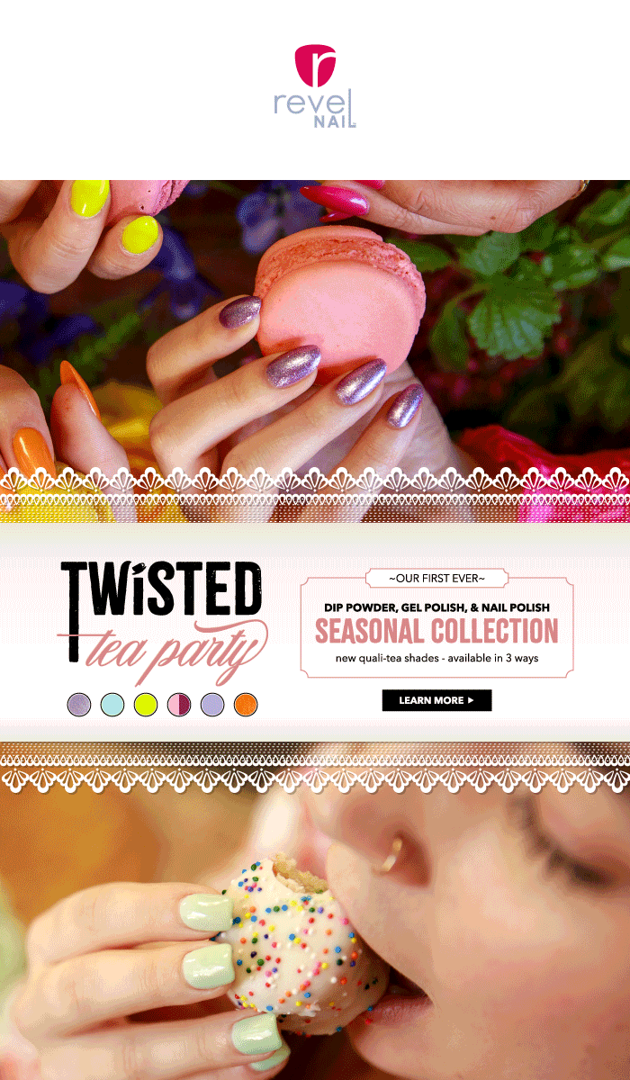 Introducing. . . Twisted Tea Party! 🫖 🧁 💅 Revel Nail