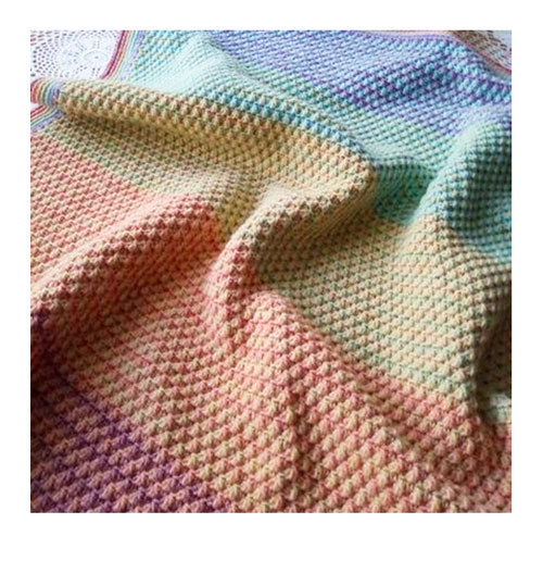 Raindance Baby Blanket by Linda Etheridge