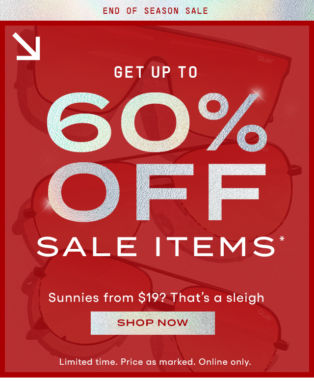 SUNNIES FROM 19 😍 Quay Australia