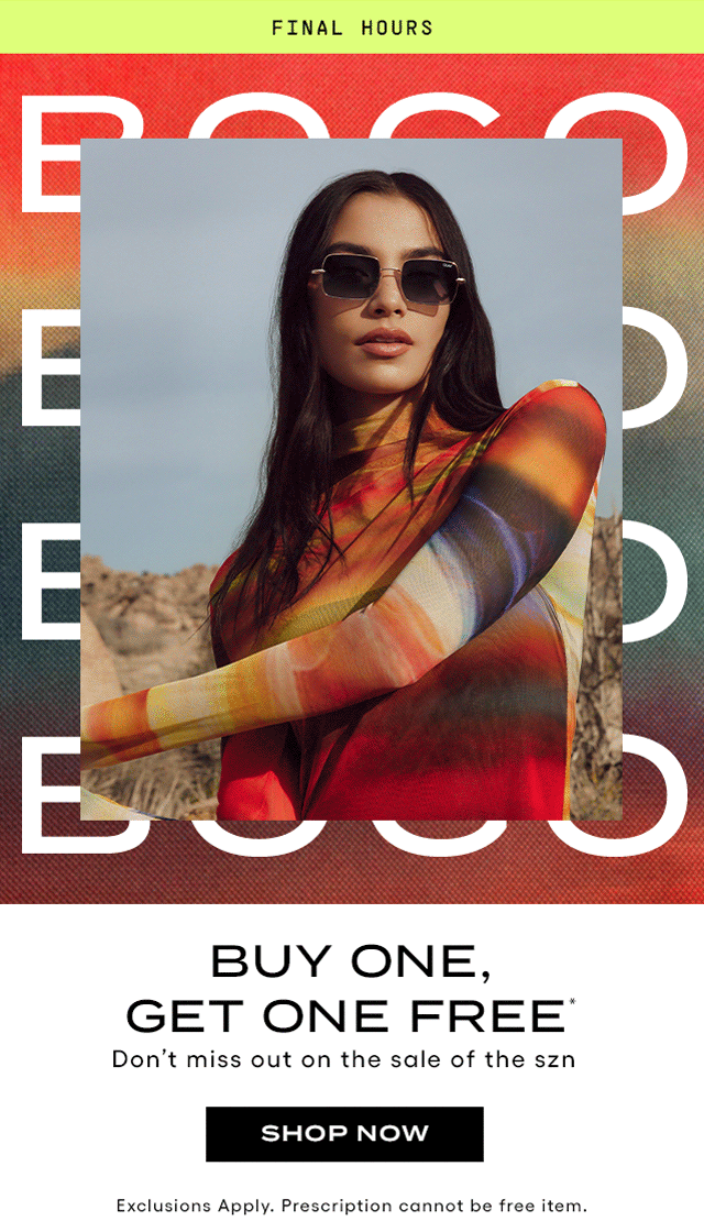 LAST CALL BUY 1, GET 1 FREE ENDS SOON Quay Australia