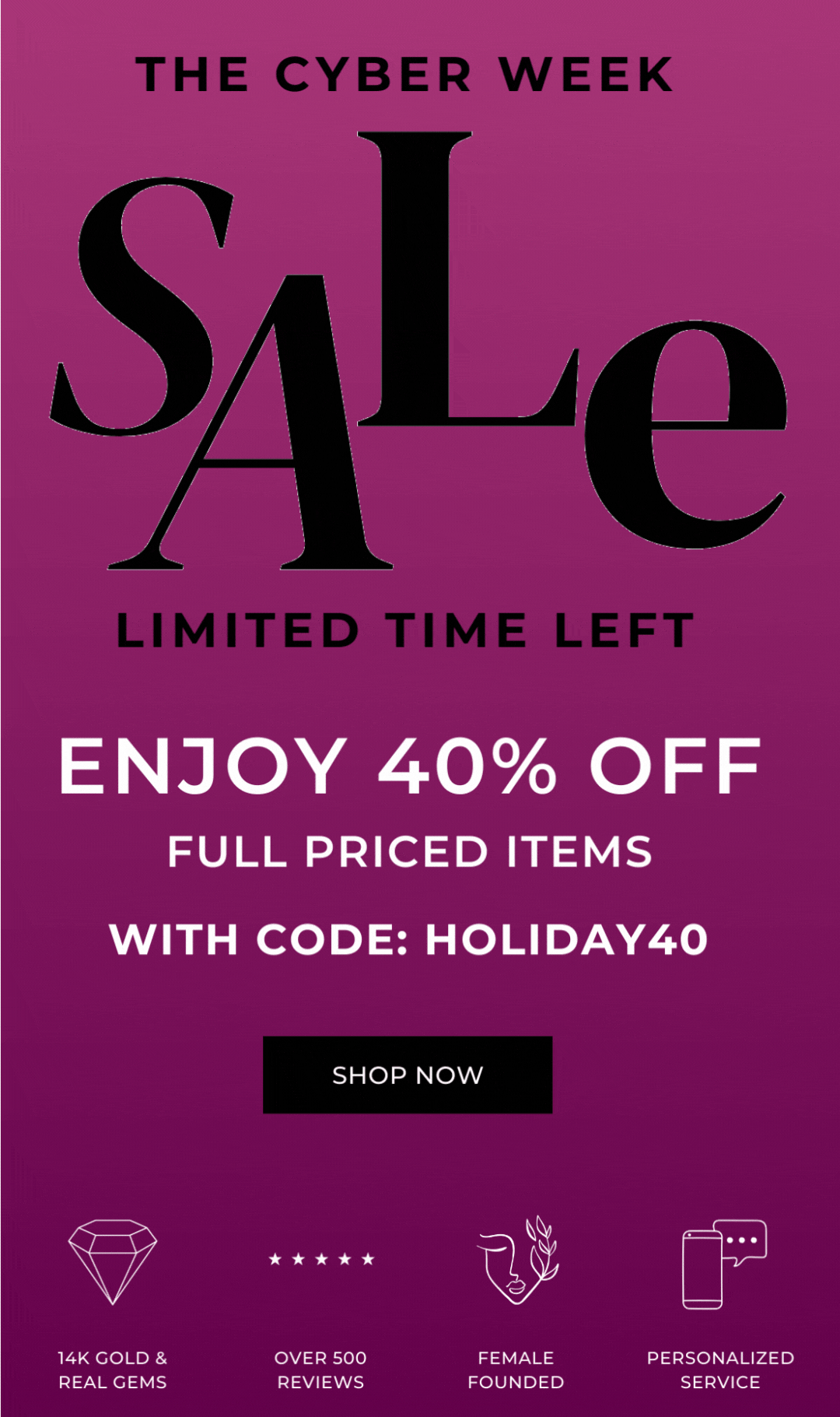 Cyber Week Sale GIF