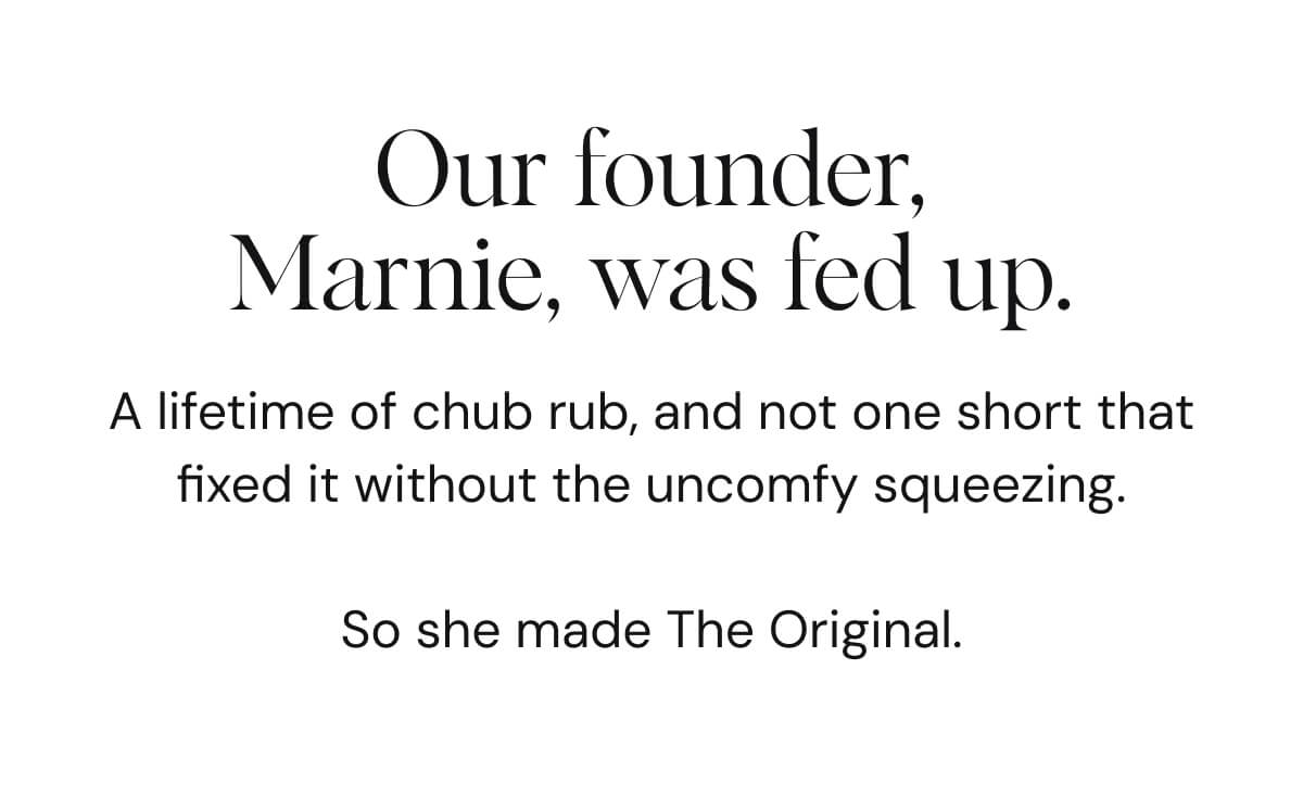 Our founder, Marnie, was fed up.