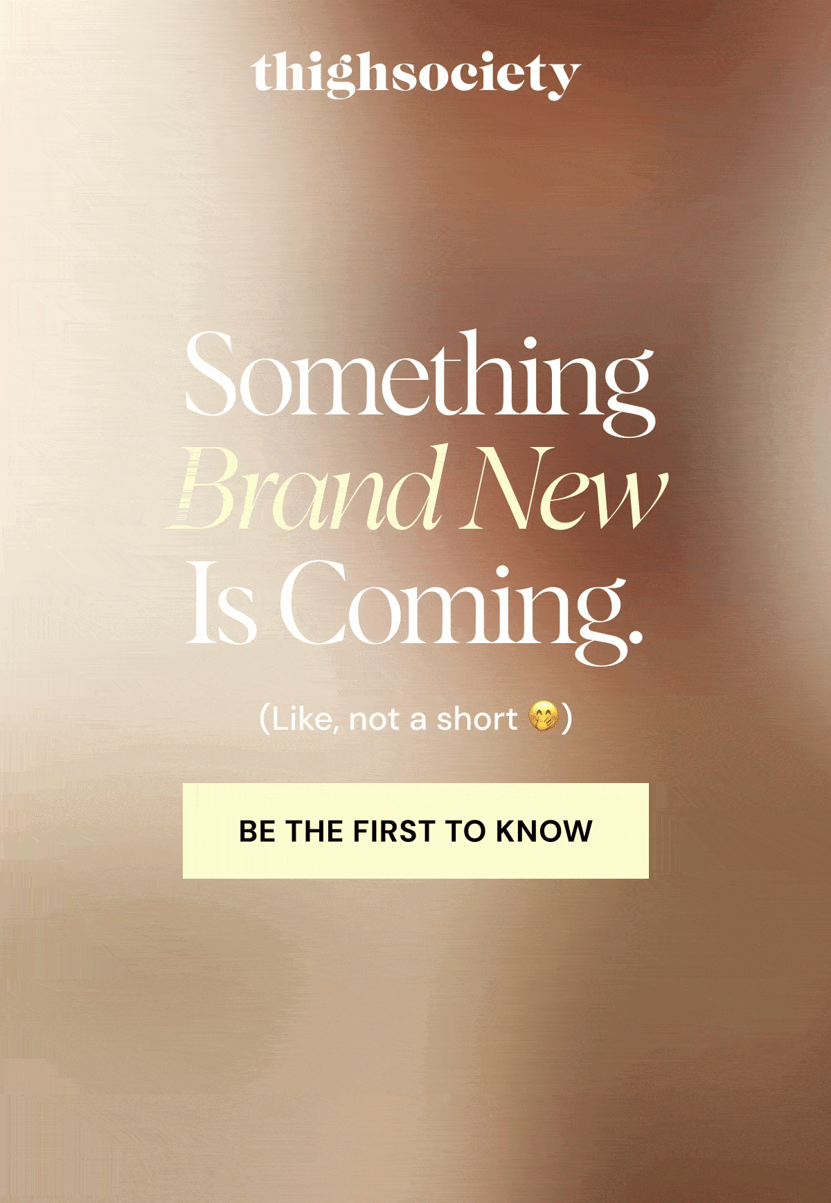 Something Brand New Is Coming. (Like, not a short 🫢)