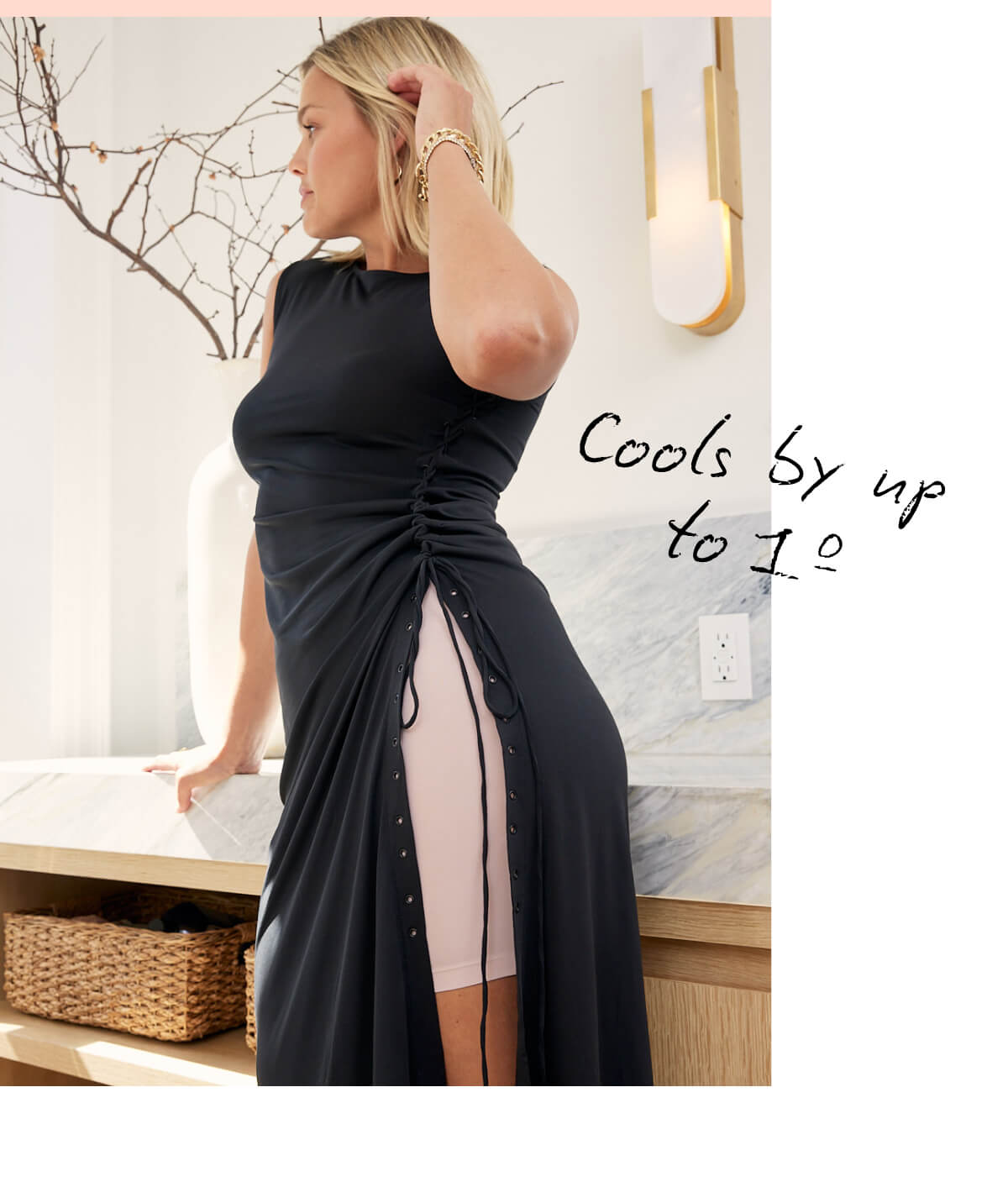 Cools by up to 1°