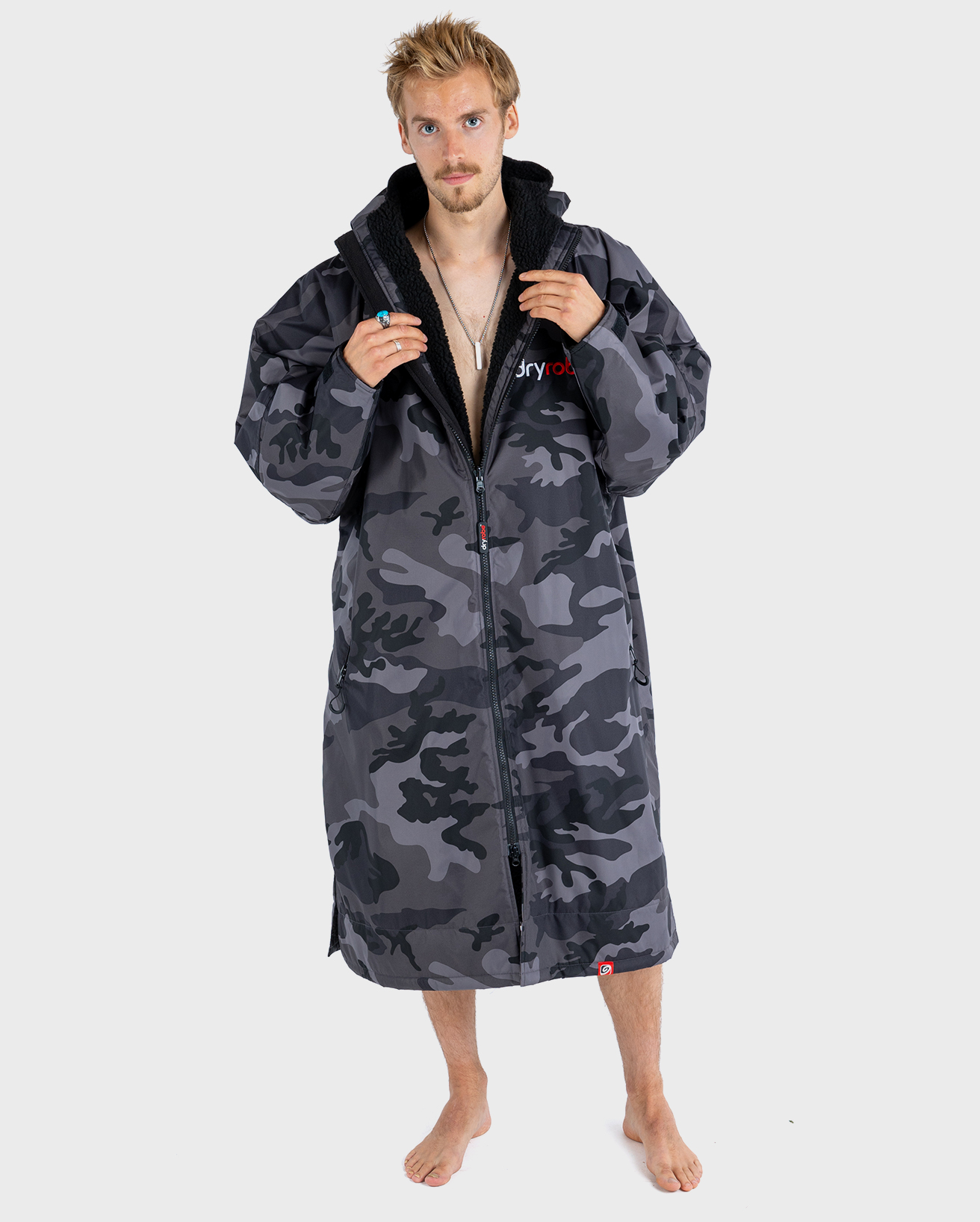 Dryrobe® Advance Long Sleeve in Black Camo