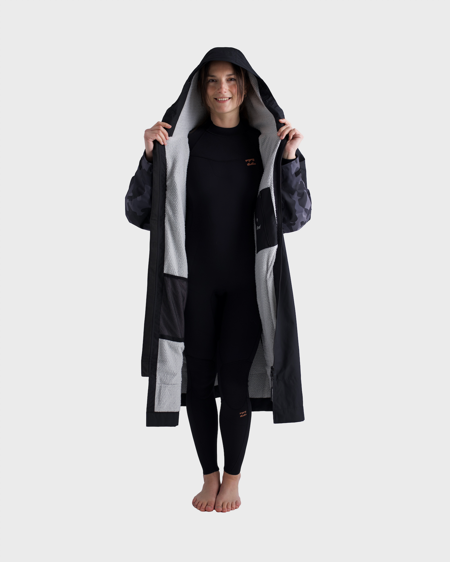 Dryrobe® Tech-Lite Long Sleeve in Black Camo