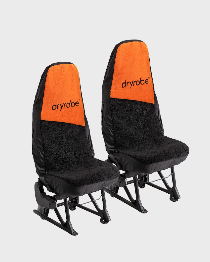 Dryrobe® Car Seat Cover in Orange Black