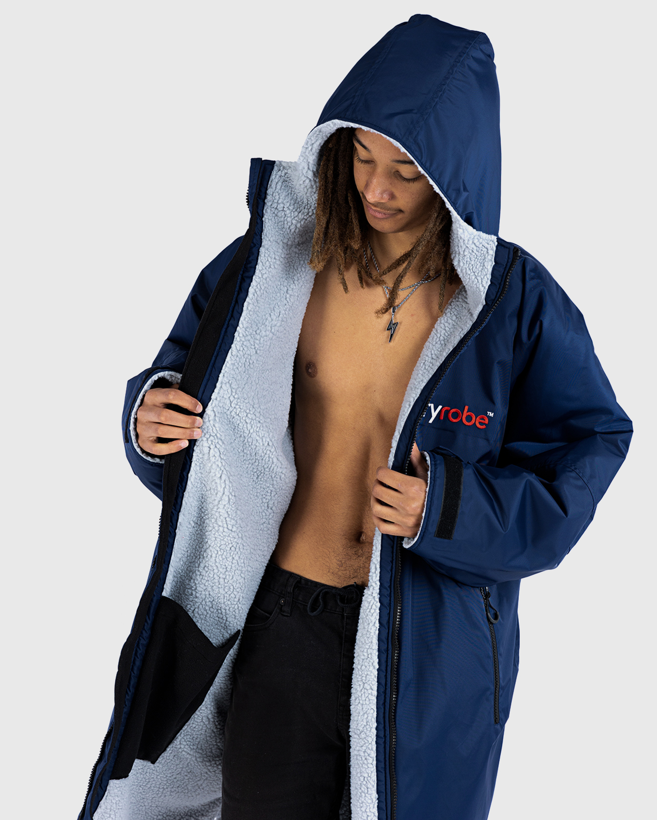Dryrobe® Advance Long Sleeve in Navy Grey