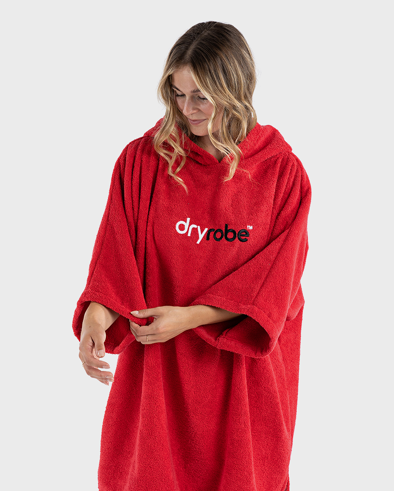 Organic Towel dryrobe® in Red