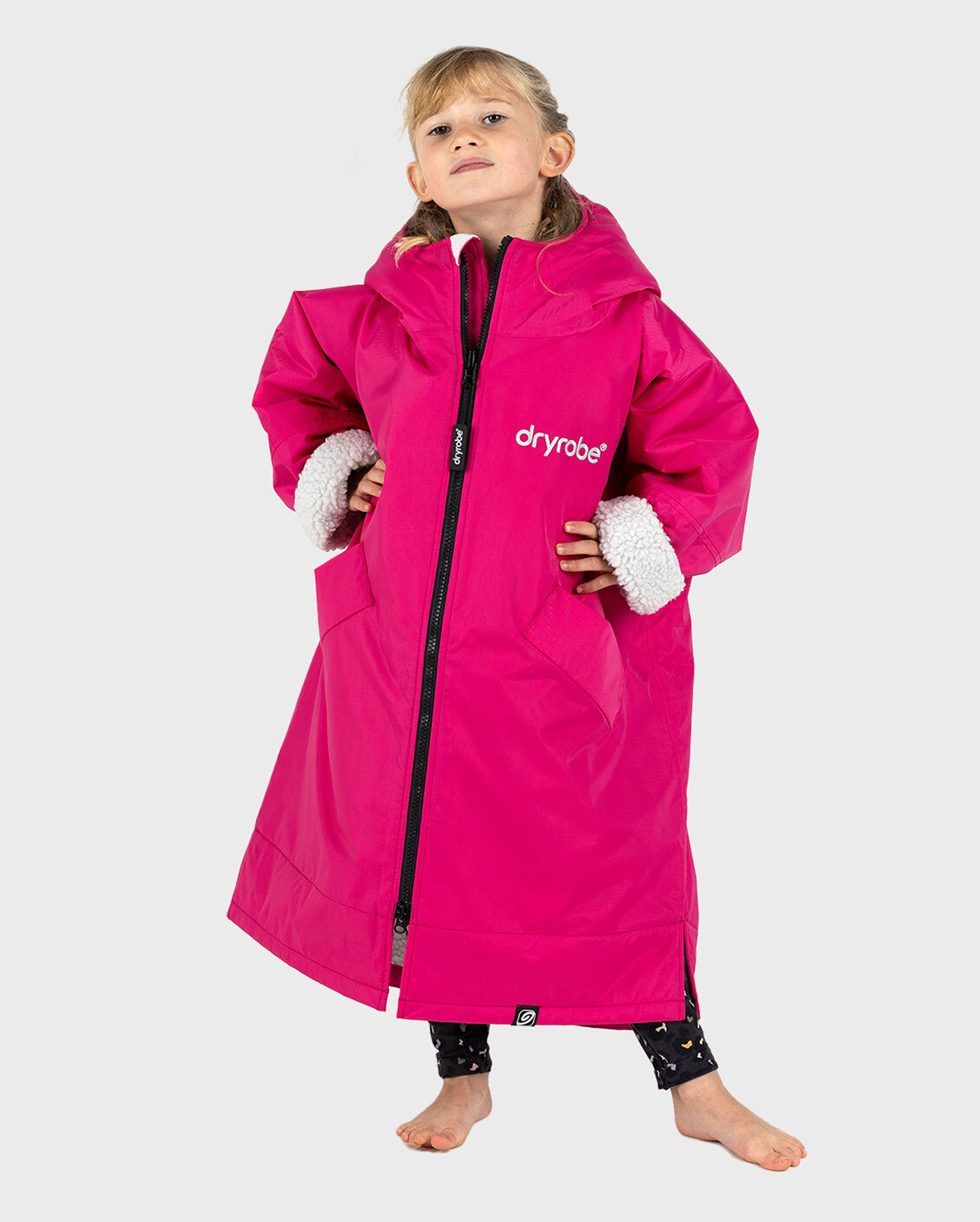 Dryrobe® Advance Kids Changing Robe in Pink