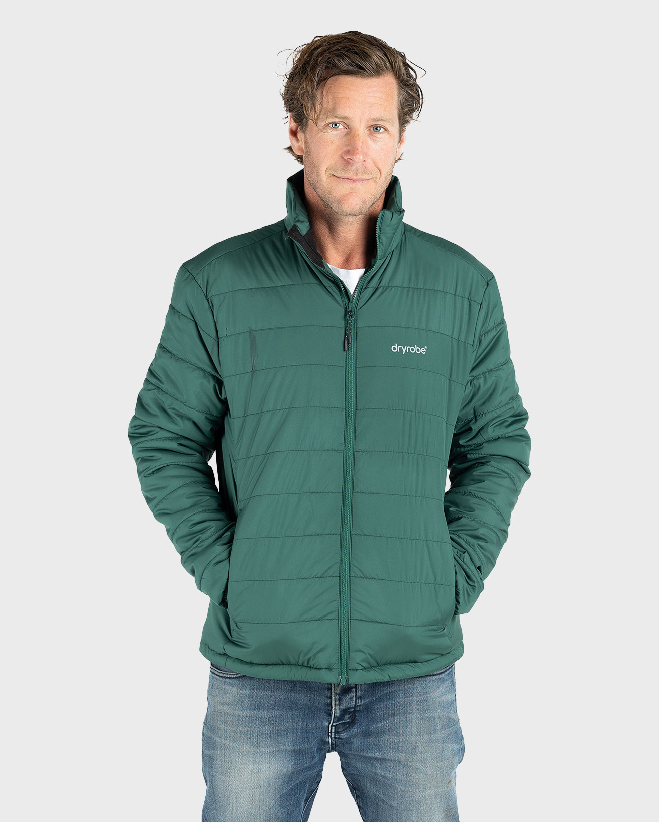 Dryrobe® Lightweight Jacket in Hunter Green