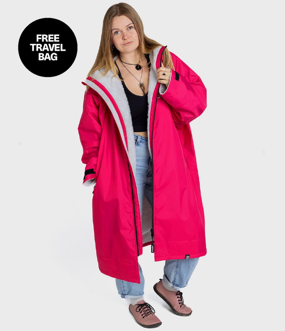 Dryrobe® Advance in Pink Light Grey