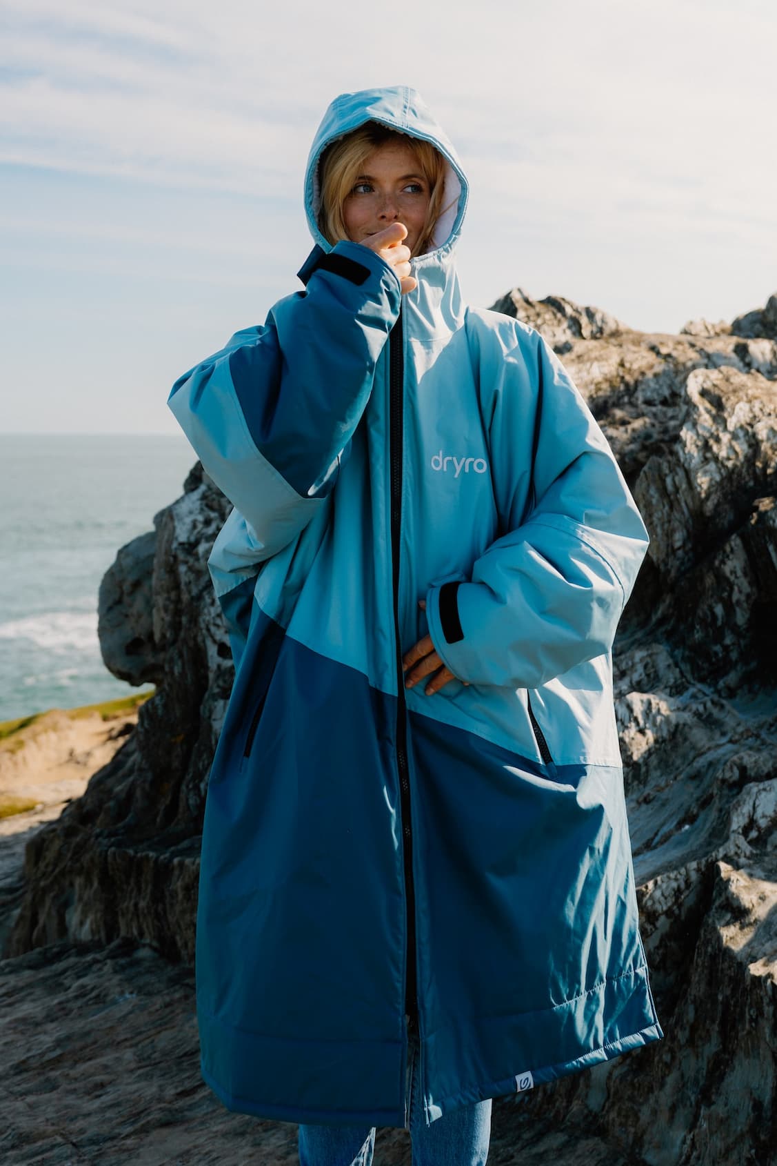 Dryrobe® Advance in Blue Light Grey