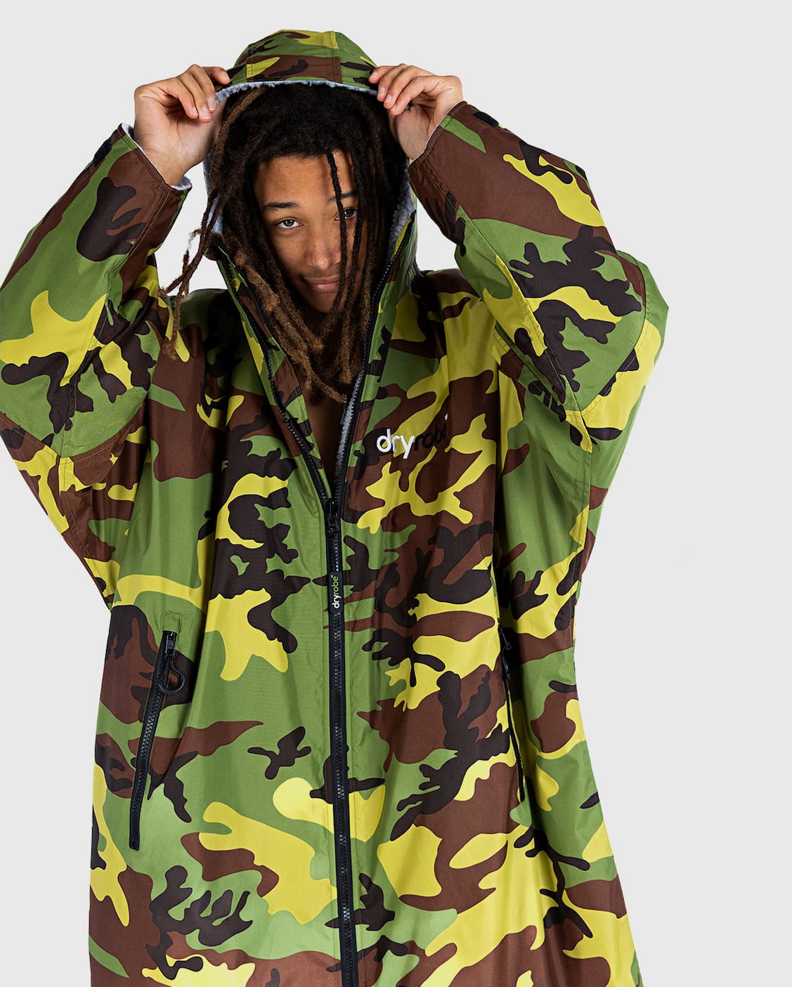 Dryrobe® Advance Long Sleeve in Camo Grey