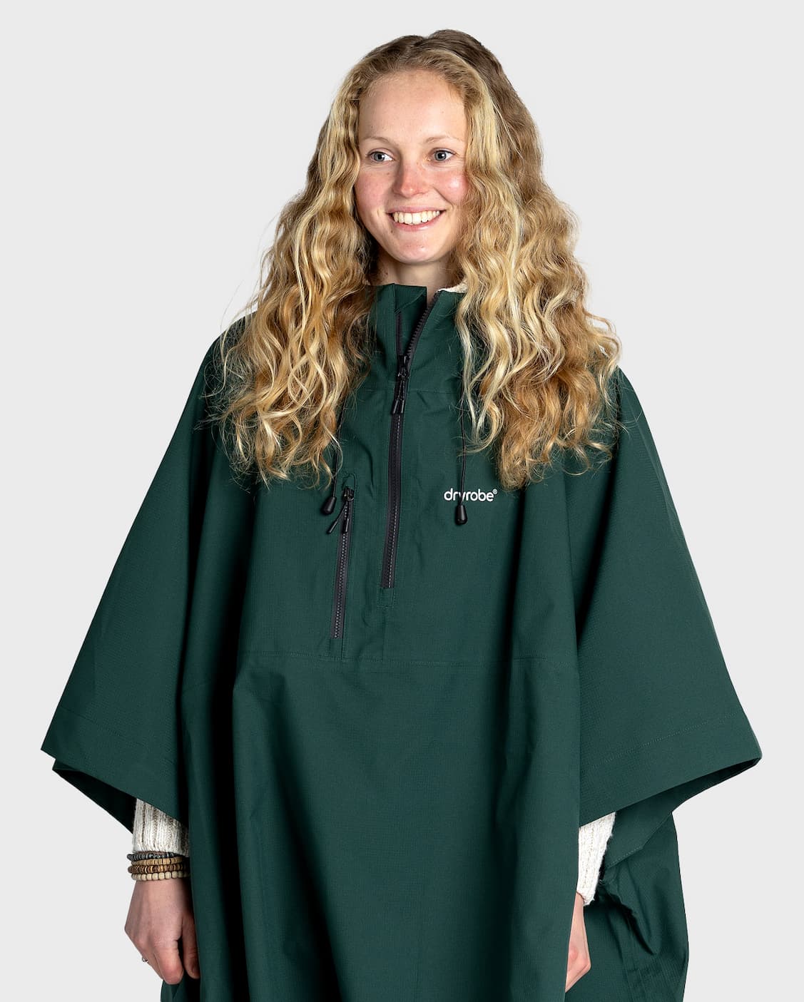 Dryrobe® Rainproof Poncho in Dark Green