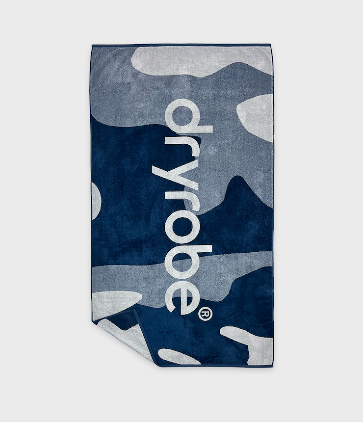 Dryrobe® Beach Towel in Blue Camo