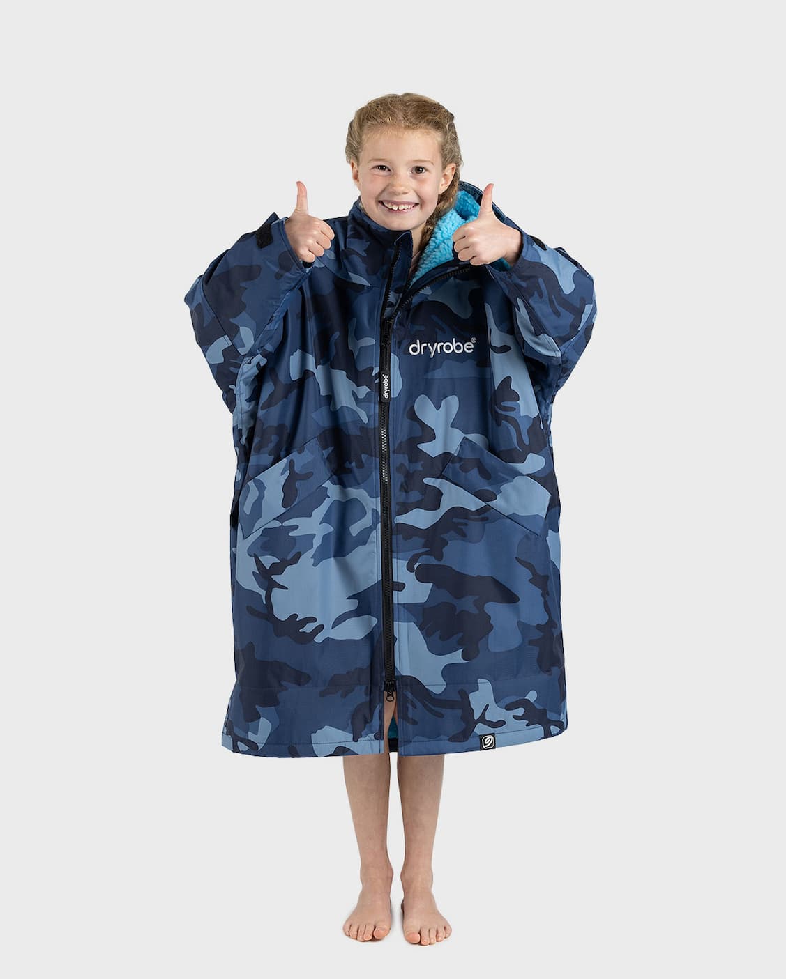 Dryrobe® Advance in Blue Camo (Kids)