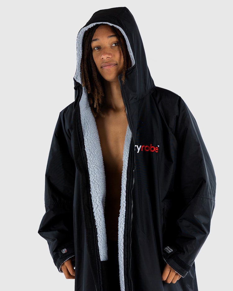 Dryrobe® Advance Long Sleeve in Black Grey