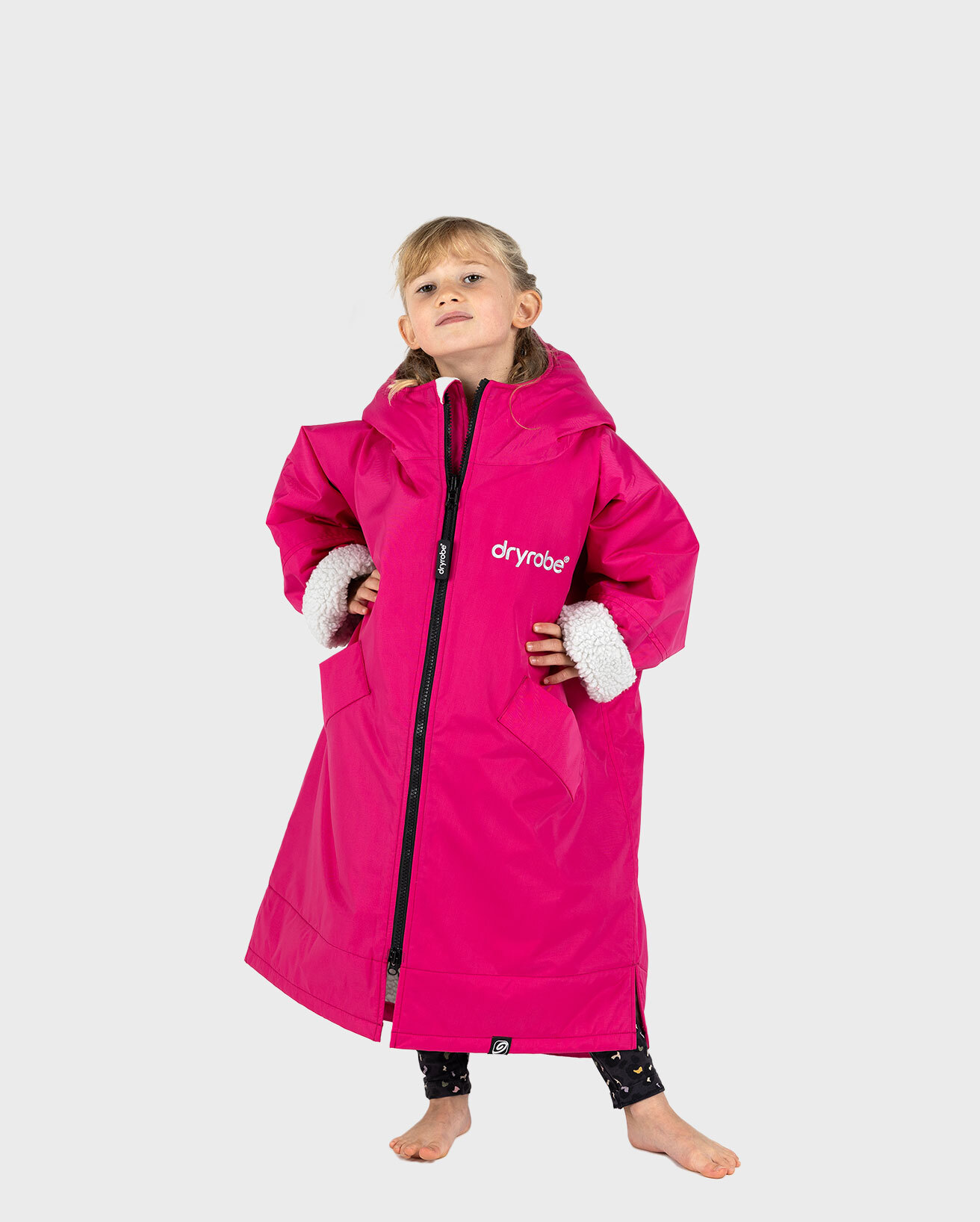 Dryrobe® Advance Kids Long Sleeve in Pink