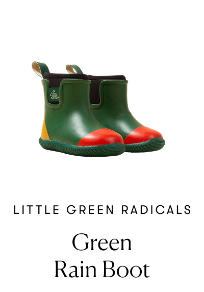 Little Green Radical - Green Rain Boot