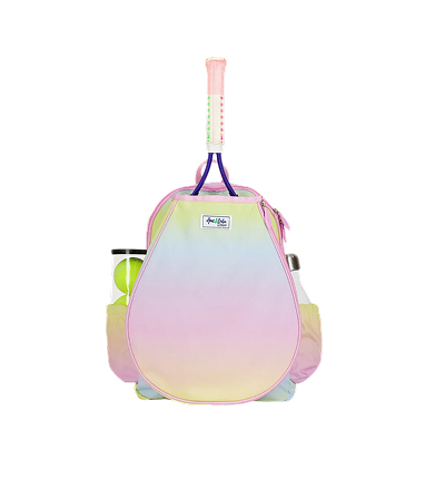 Ame & Lulu rainbow tennis backpack