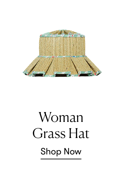 Woman Grass Hat