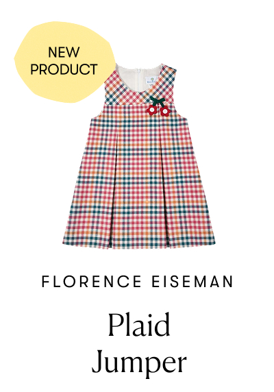 Florence Eiseman: Plaid Jumper - New Product Badge