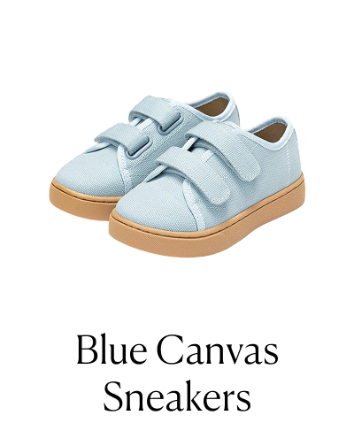 Blue Canvas Sneakers