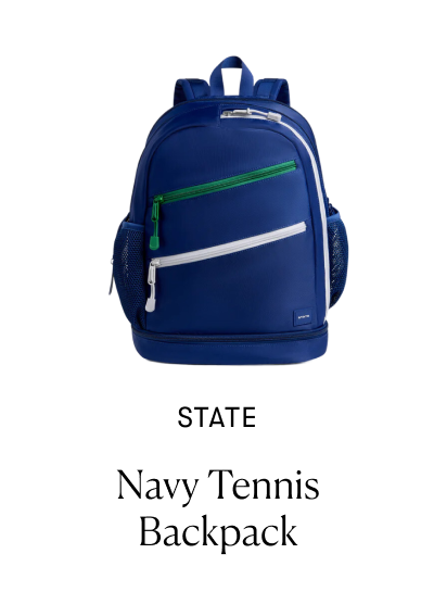 Navy Tennis Backpack