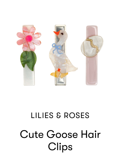 Cute Goose Hair Clips