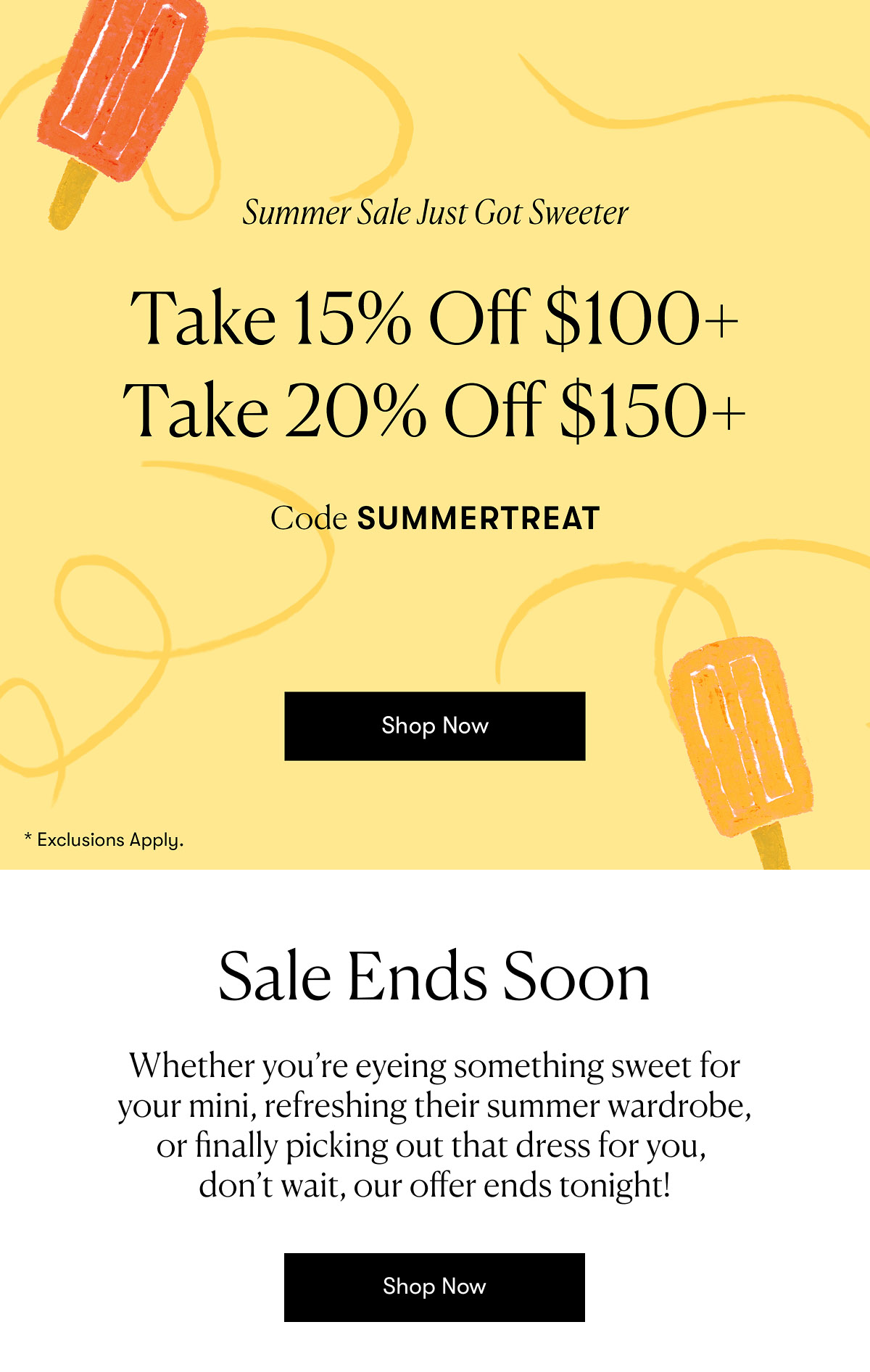 Sale Ends Soon - Save Up to an Extra 20%