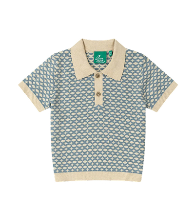 Hazy Blue Knitted Top 