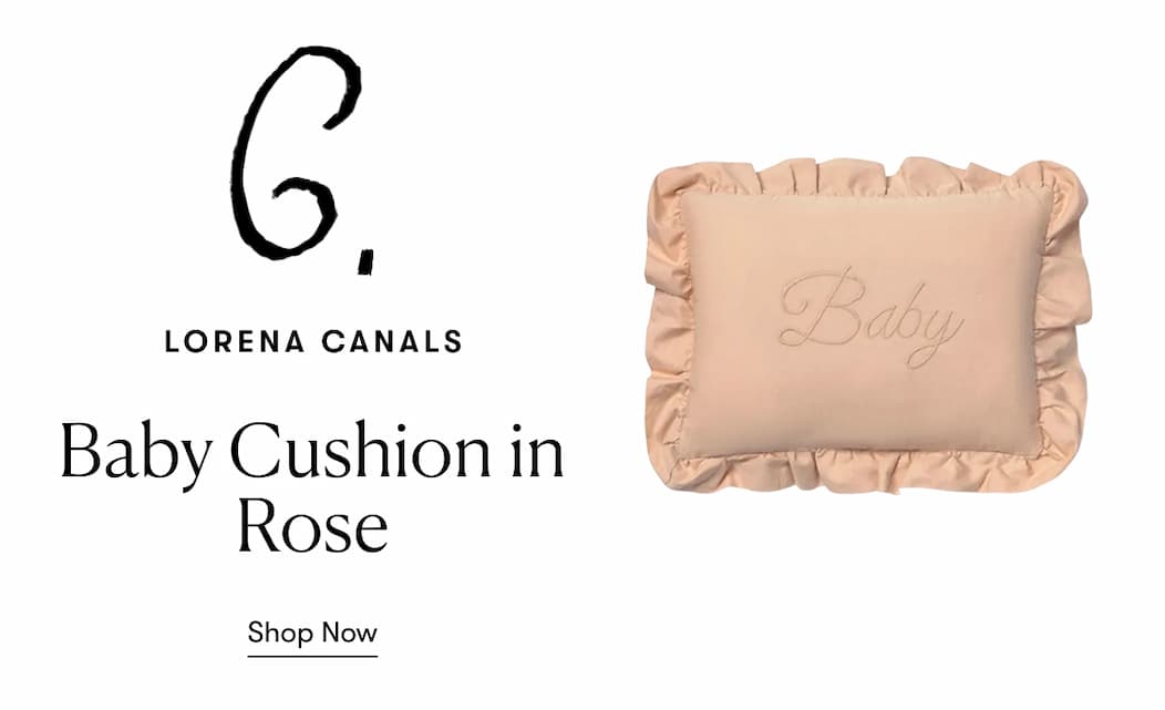 Baby Cushion in Rose