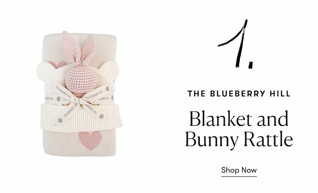 Blanket and Bunny Rattle
