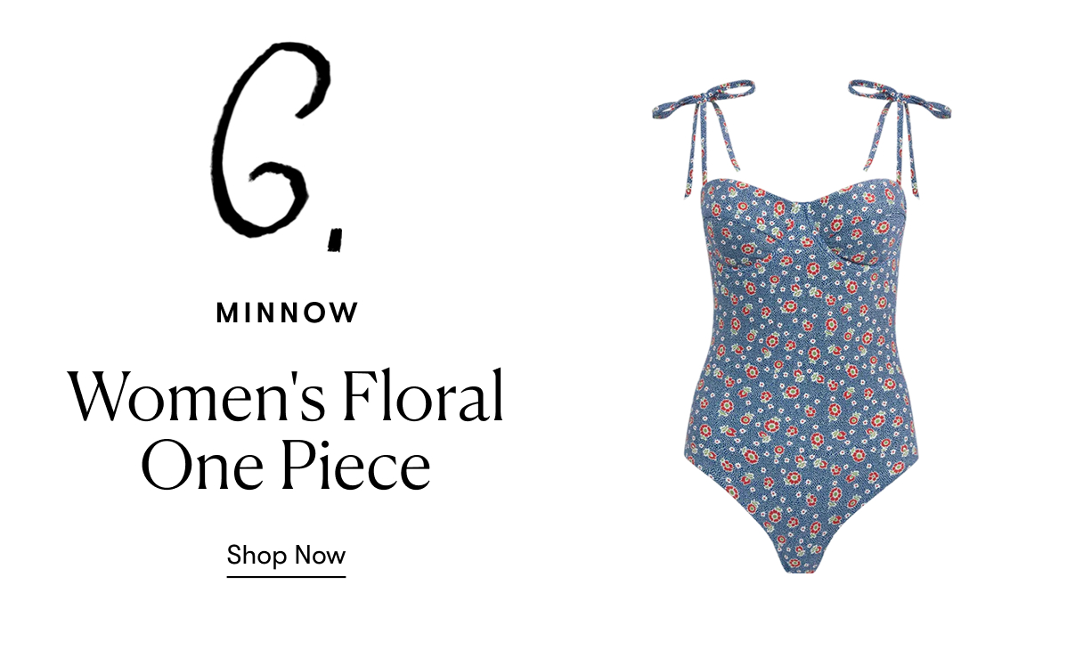 Minnow: Women's Floral One Piece