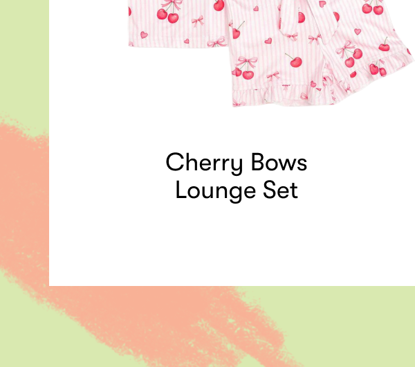 Cherry Bows Lounge Set