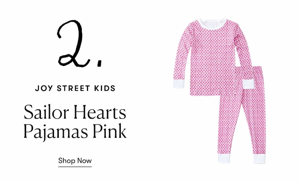 Sailor Hearts Pajamas Pink