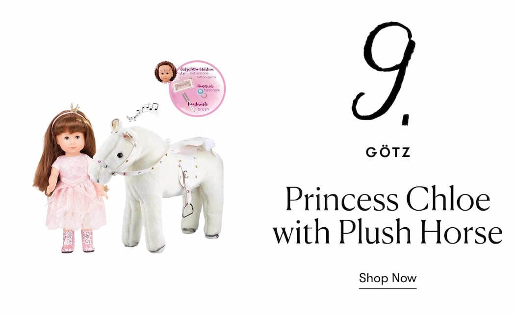 Princess Chloe with Plush Horse