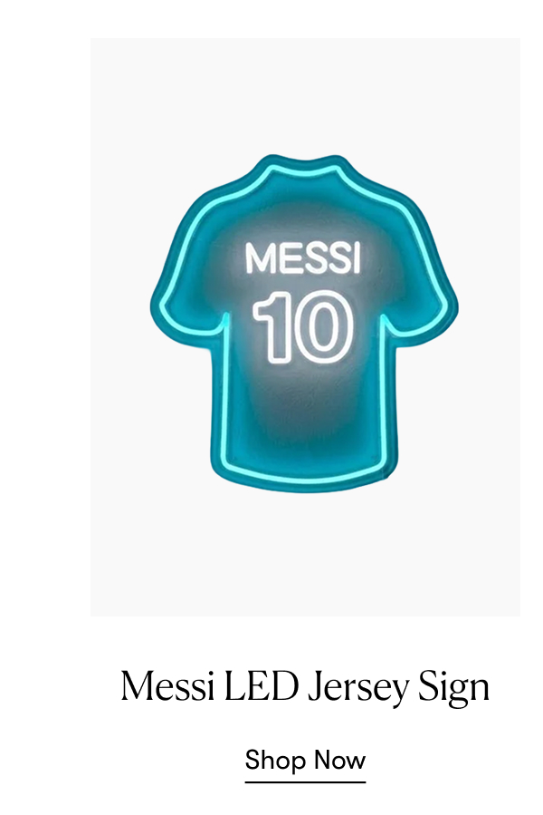 Messi LED Jersey Sign
