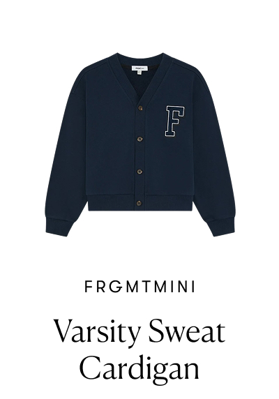 Varsity Sweat Cardigan