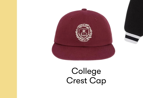 Brand: FRGMTmini | Product: College Crest Cap