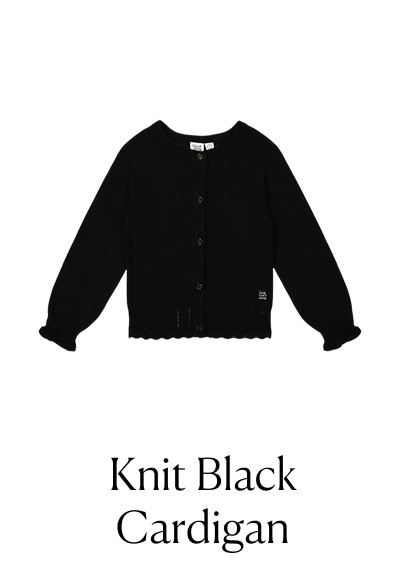 Knit Black Cardigan