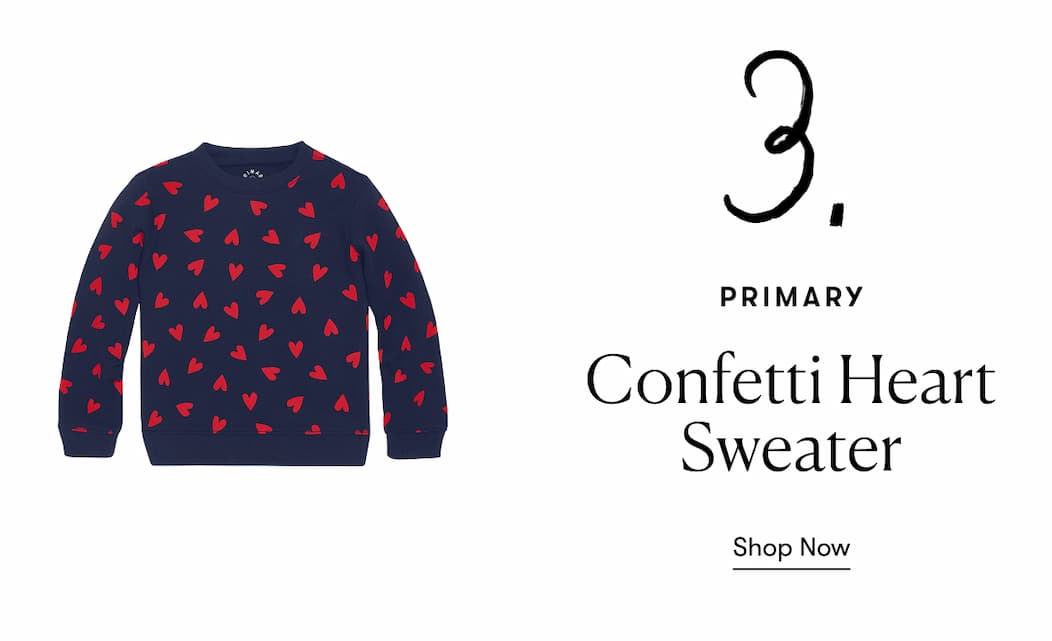 Confetti Heart Sweater