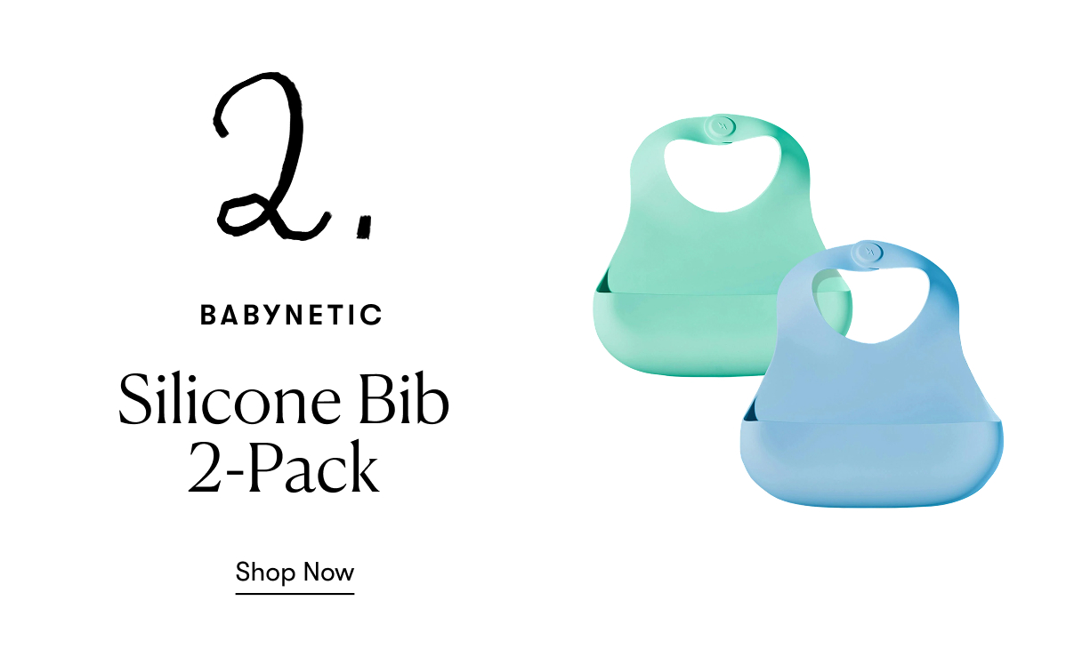 Babynetic Silicone Bib 2-Pack